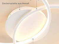 Led plafondlamp wit 55cm - afbeelding 4 van  6
