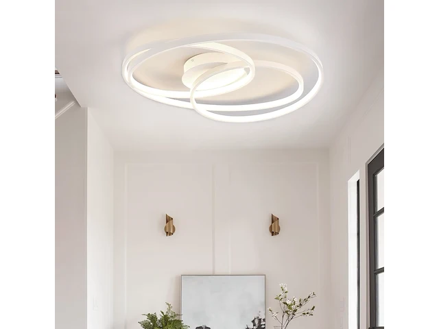 Led plafondlamp wit 55cm - afbeelding 6 van  6