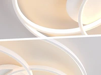 Led plafondlamp wit 55cm - afbeelding 2 van  6