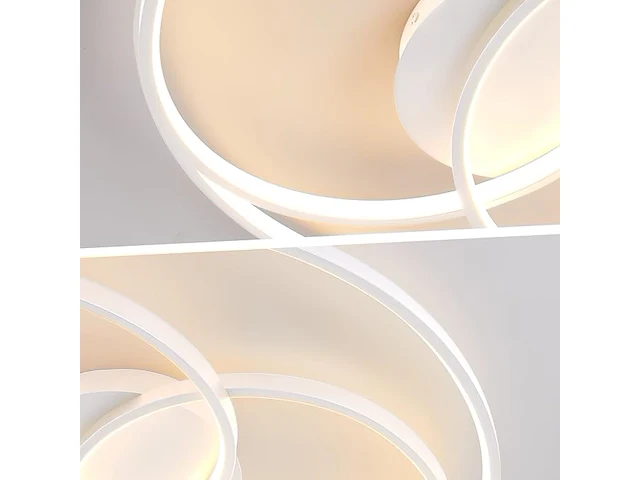 Led plafondlamp wit 55cm - afbeelding 2 van  6