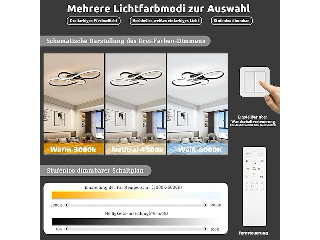 Led-plafondlamp - afbeelding 3 van  3
