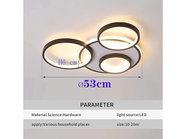 Led plafondlamp - afbeelding 3 van  3