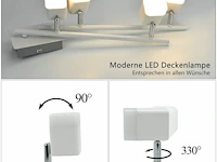 Led-plafondspot met 4 spots - afbeelding 3 van  4