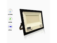 Led schijnwerper 100w mini – 6500k koud wit – ip65 (x60) - afbeelding 3 van  5