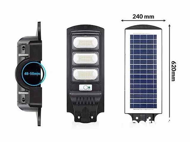 Led solar straatverlichting - afbeelding 1 van  2