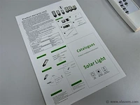 Led solarlamp straatlamp, met 1000 watt lichtopbrengst. nieuw in doos - afbeelding 9 van  15