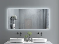 Led spiegel 120x60 cm ant-condens en dim functie nieuw - afbeelding 2 van  3