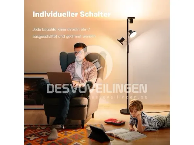 Led staande lamp - afbeelding 2 van  4