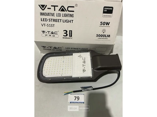 Led straat lamp 50w 5000 lumen - afbeelding 1 van  3