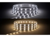 Led strip 25m – 10w/m – wit & warm wit – ip65 waterdicht – smd 2835 - afbeelding 1 van  6