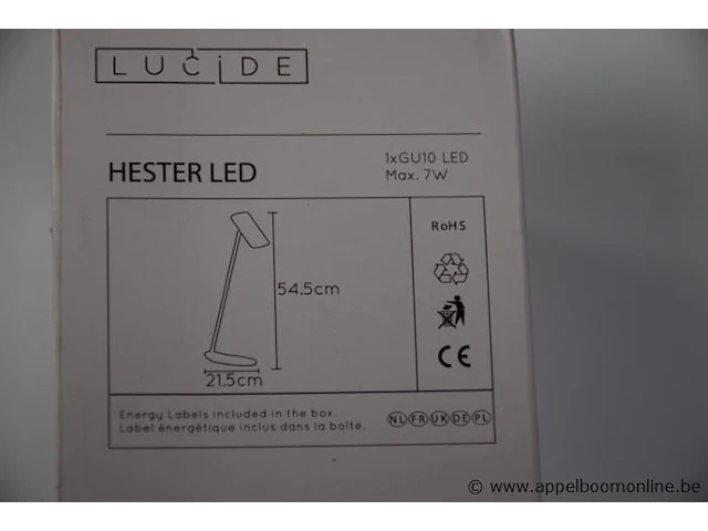 Led tafel-/bureaulamp lucide hester - afbeelding 2 van  2