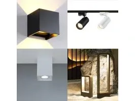 Led tuin design en rail verlichting