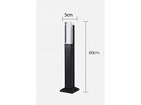 Led tuinlamp - 12w - 60 cm, 3000k, ip65 - sla-38 (x18) - afbeelding 4 van  5