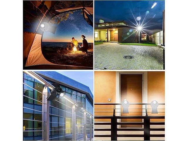 Led tuinverlichting zonne-energie (4 stuks) - afbeelding 2 van  4