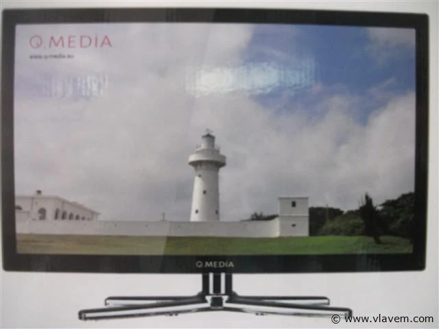 Led tv 55 cm(nieuw) merk ; q media - afbeelding 2 van  2