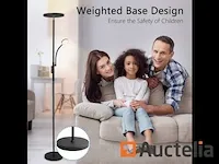 Led vloerlamp met verstelbare lees- lamp - afbeelding 2 van  6