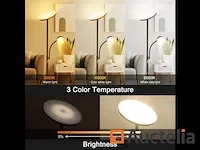 Led vloerlamp met verstelbare lees- lamp - afbeelding 4 van  6