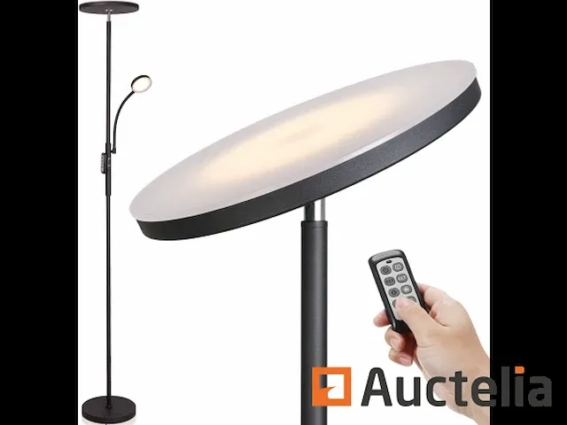 Led vloerlamp met verstelbare lees- lamp - afbeelding 5 van  6