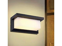 Led wandlamp 12w – 3500k neutraal wit – zwart – ip54 (saw-02) (x10) - afbeelding 3 van  4