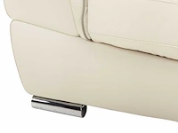 Lederen fauteuil - ivoor - afbeelding 5 van  6