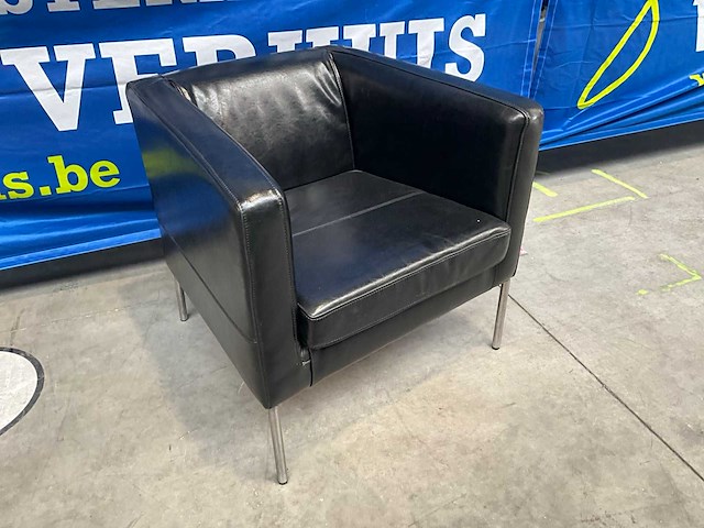 Lederen fauteuil - afbeelding 1 van  6