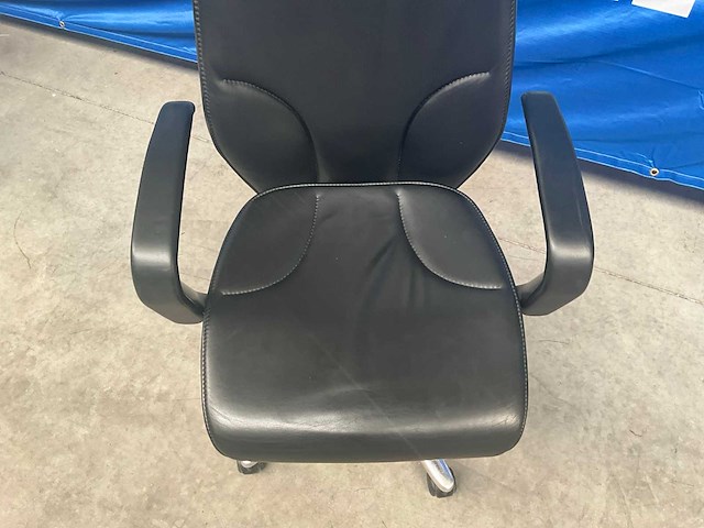 Lederen giroflex 64 design bureaustoel - afbeelding 6 van  13