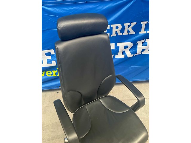 Lederen giroflex 64 design bureaustoel - afbeelding 7 van  13