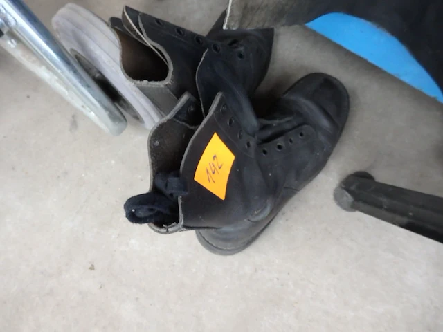 Lederen overjas + bottines - afbeelding 3 van  3