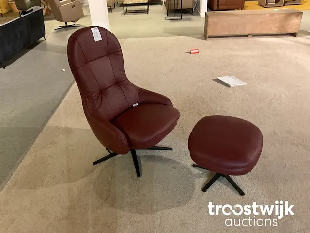 Lederen relax fauteuil - afbeelding 1 van  2