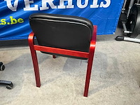 Lederen stoel (2x) - afbeelding 3 van  5