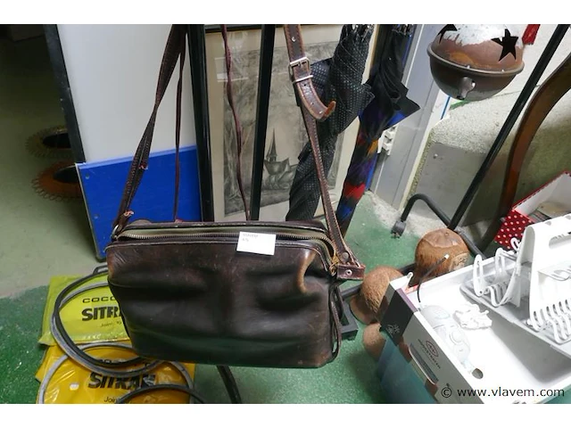 Lederen tas voor filmcamera - afbeelding 1 van  1