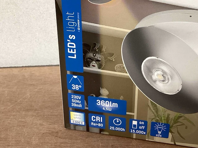 Led’s light led spot, ultra plat, zilver (32x) - afbeelding 2 van  4
