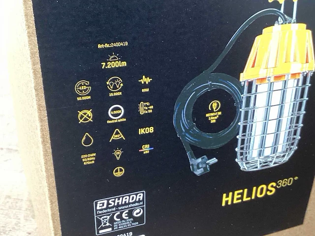 Led’s work helios bouwlamp 360 graden - afbeelding 4 van  9