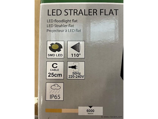 Ledstraler 50w met sensor - afbeelding 2 van  6