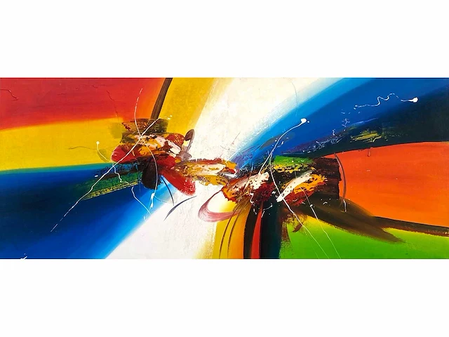 Lee cole - abstracte compositie - acryl op doek - afbeelding 1 van  8