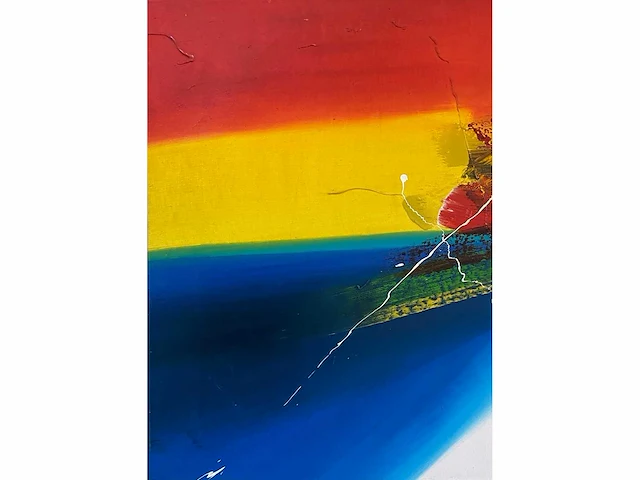 Lee cole - abstracte compositie - acryl op doek - afbeelding 4 van  8