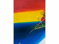 Lee cole - abstracte compositie - acryl op doek - afbeelding 4 van  8