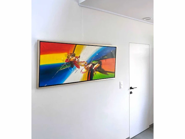 Lee cole - abstracte compositie - acryl op doek - afbeelding 5 van  8