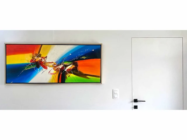 Lee cole - abstracte compositie - acryl op doek - afbeelding 6 van  8