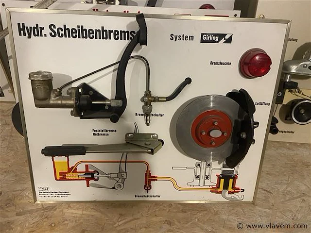 Leermodel schijfrem - afbeelding 1 van  2