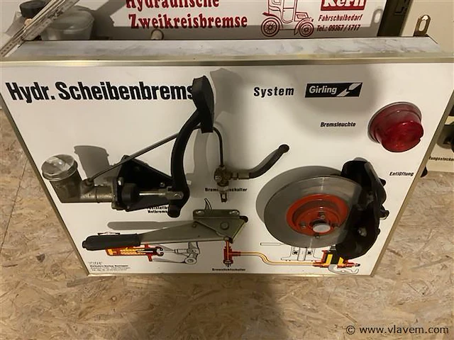 Leermodel schijfrem - afbeelding 2 van  2