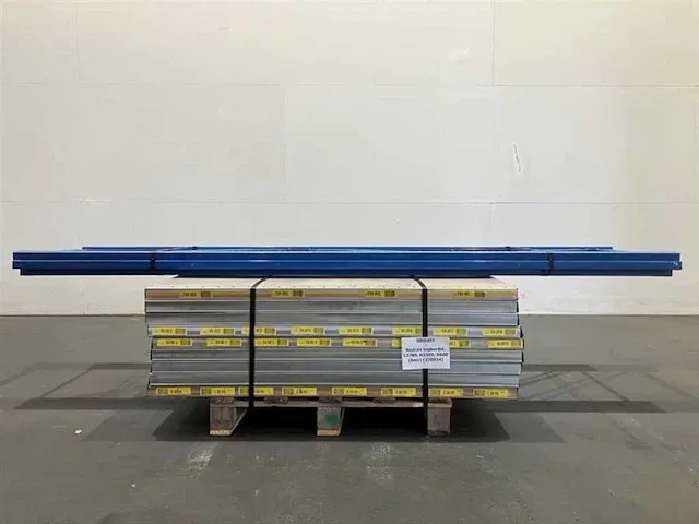 Legbordstelling lengte 3780mm hoogte 2500mm diepte 600mm 6 niveaus occasie - afbeelding 4 van  4