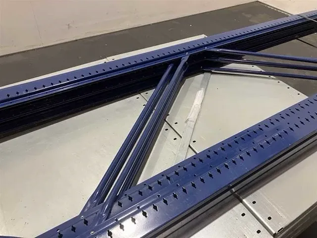 Legbordstelling lengte 4030 mm, hoogte 2200 mm, diepte 600 mm, 5 niveaus, occasie - afbeelding 2 van  3