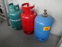 Lege gasflessen - afbeelding 1 van  2