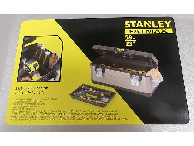 Lege gereedschapskoffer stanley fatmax 1-95-616 - afbeelding 1 van  3