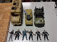 Legervoertuig 3 x met mannetjes 6 x - afbeelding 4 van  6