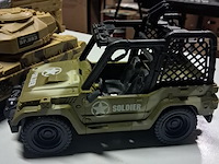 Legervoertuig 3 x met mannetjes 6 x - afbeelding 5 van  6