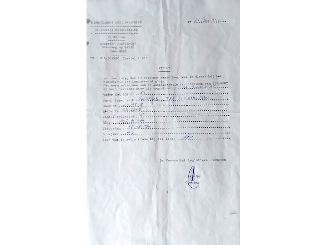 Legervrachtwagen bedford 1952 - afbeelding 7 van  18