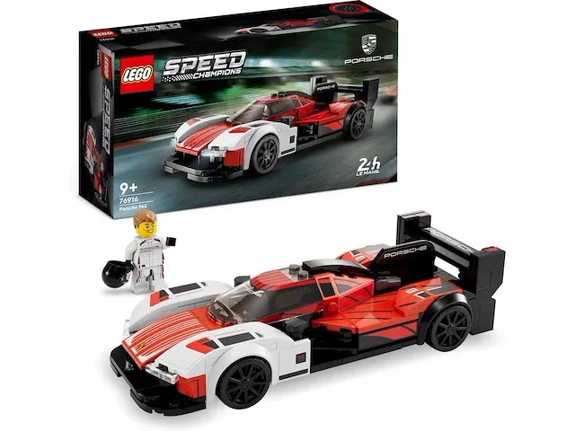 Lego speed champions porsche 963 auto speelgoed set - afbeelding 2 van  3