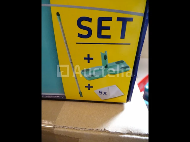 Leifheit bezem / doekjes set - afbeelding 2 van  2